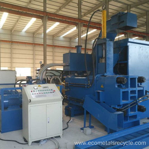 Horizontal Brass Copper Granules Briquette Making Machine